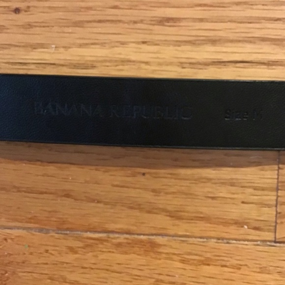 NWT BANANA REPUBLIC 1” WIDE BELT SILVER W TARNISHED HARDWARE - SOFT & FLEXIBLE - Picture 6 of 6